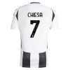 Maillot de Foot Juventus Chiesa 7 Domicile 2024-25 Maillot de Foot Juventus Chiesa 7 Domicile 2024-25